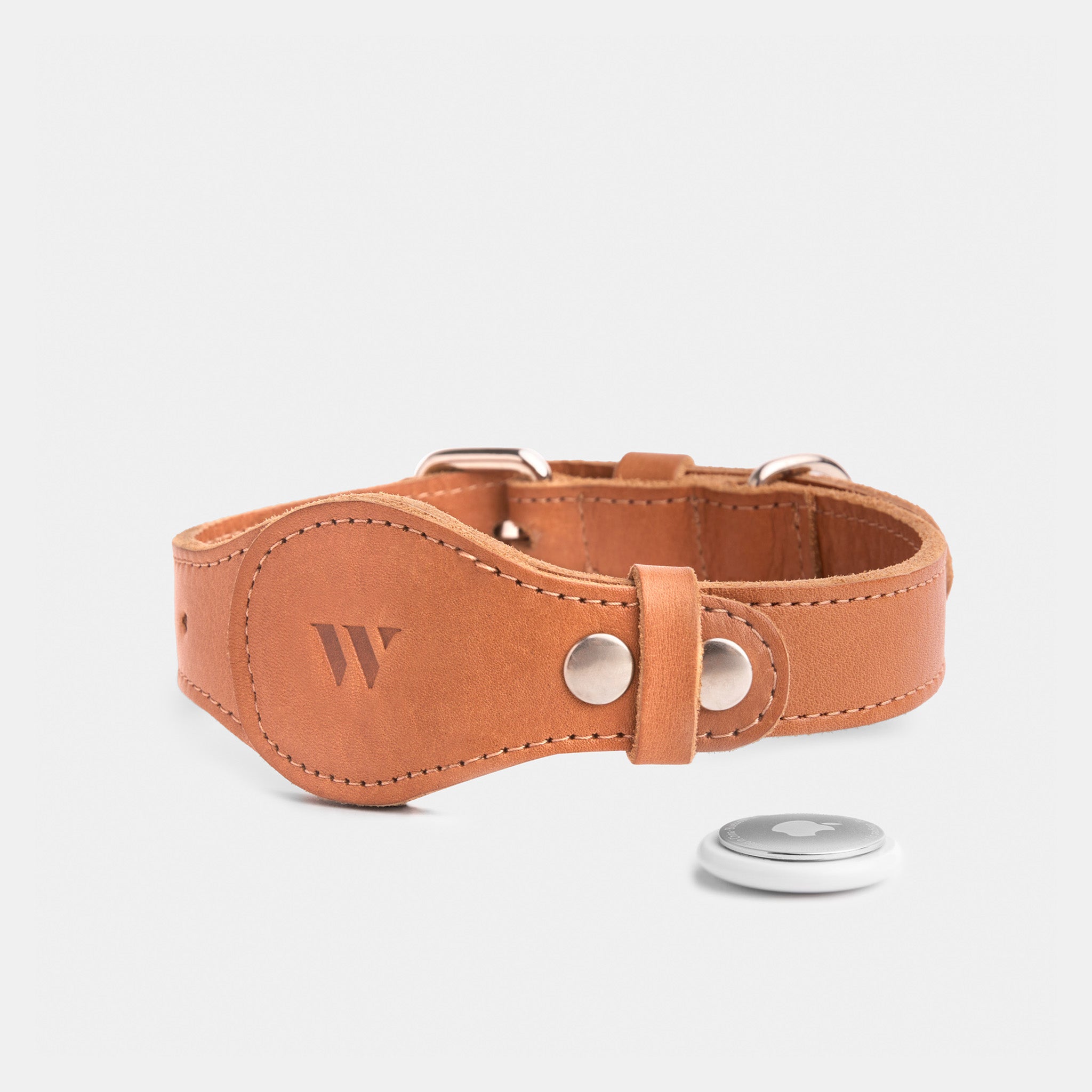 Walden® Genuine Leather Pet Collar and Leash · Terra