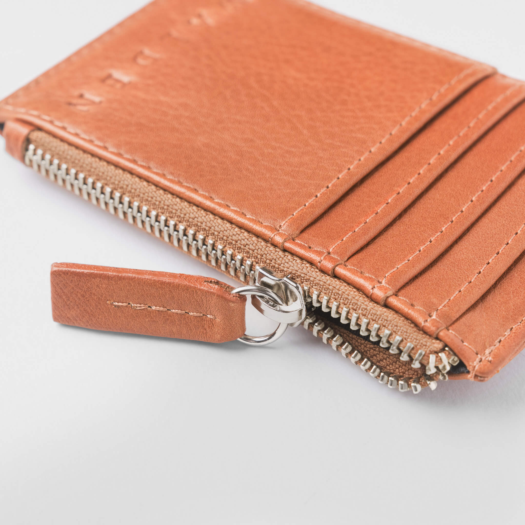 Walden® Genuine Leather Zipper Card Holder · Terra #color_terra