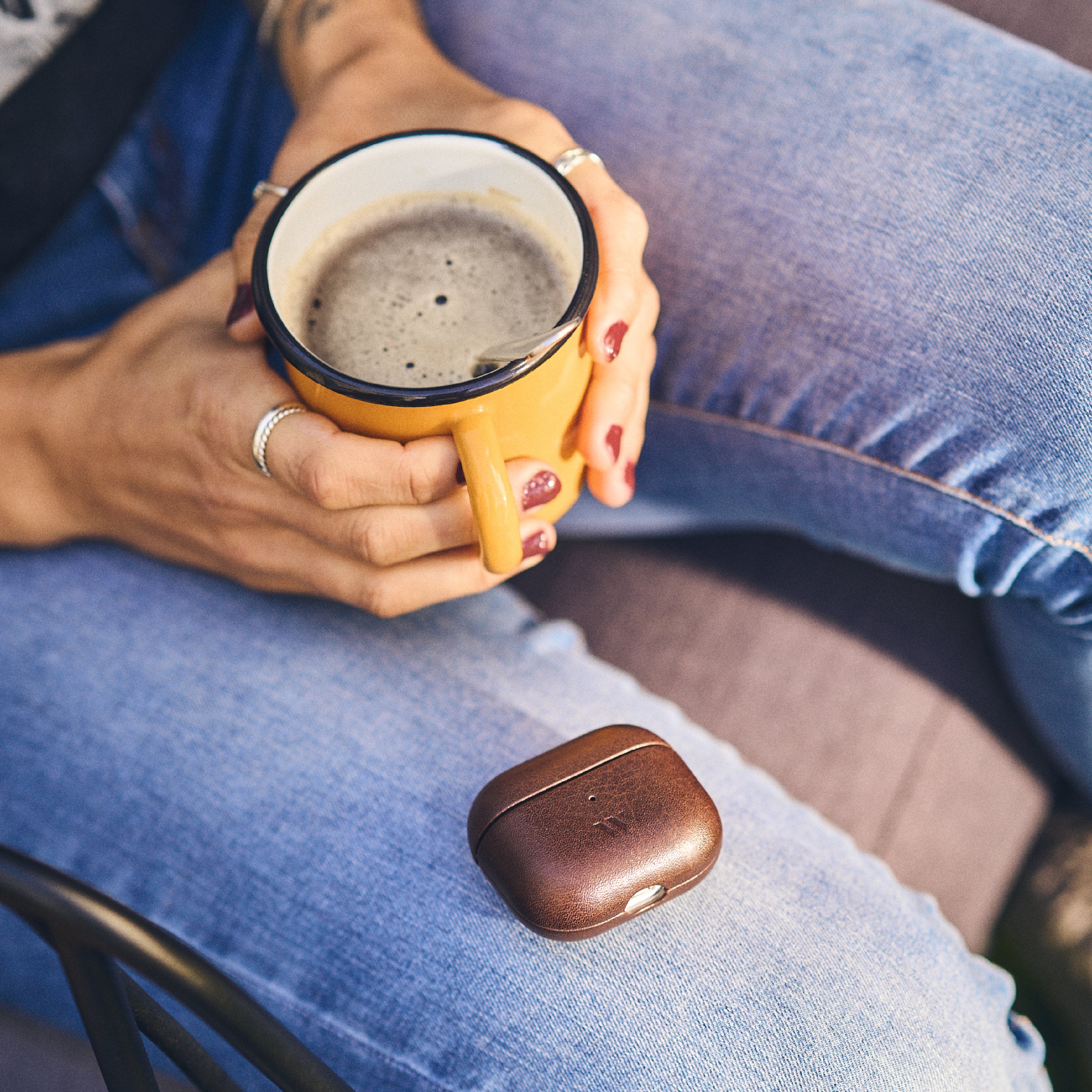 Walden® Genuine Leather AirPods Case · Moca #color_moca