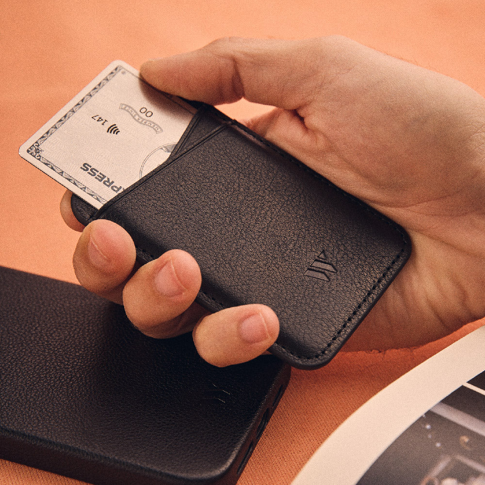 Walden® Genuine Leather iPhone Case + MagSafe Wallet · Bosco