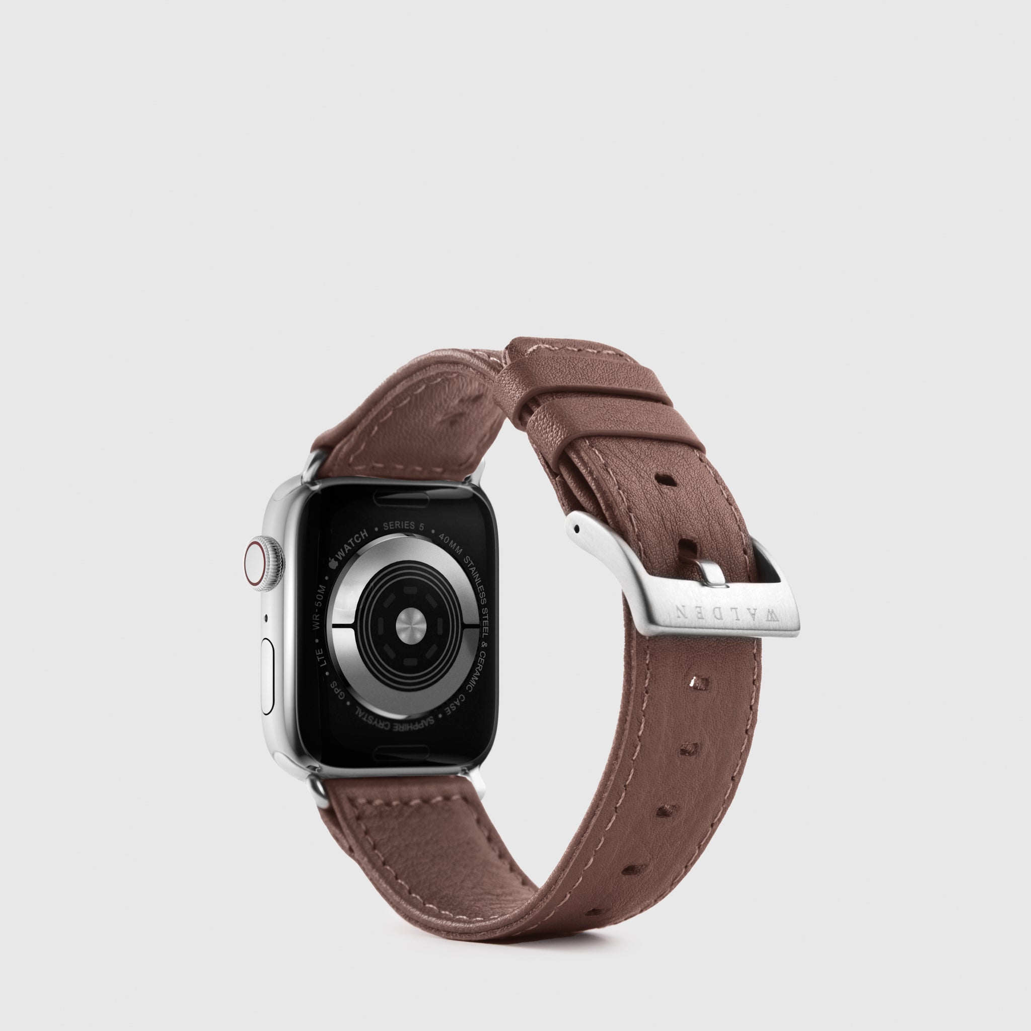Walden® Genuine Leather iPhone Case + Apple Watch Strap · Moca