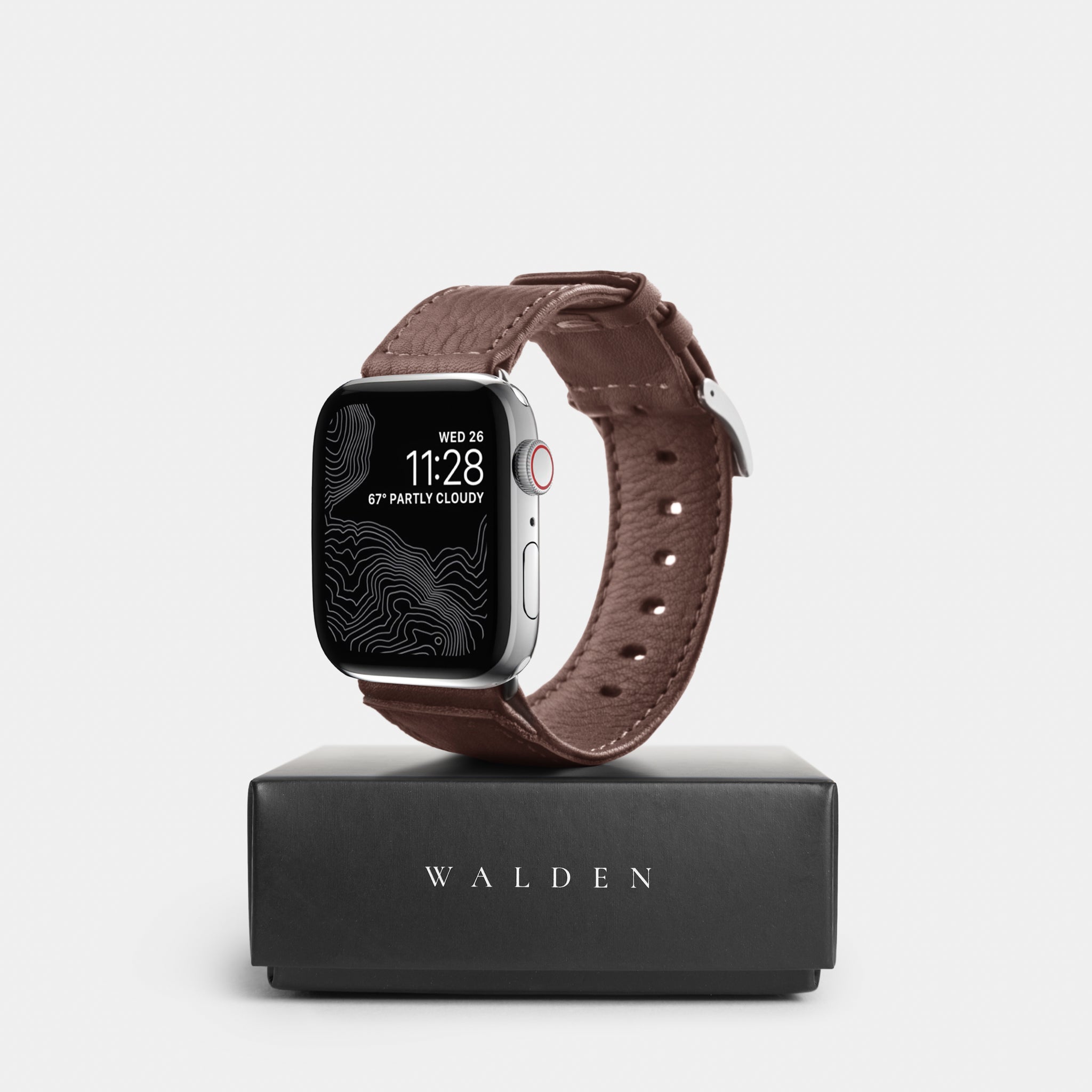 Walden® Genuine Leather Apple Watch Strap · Moca #color_moca