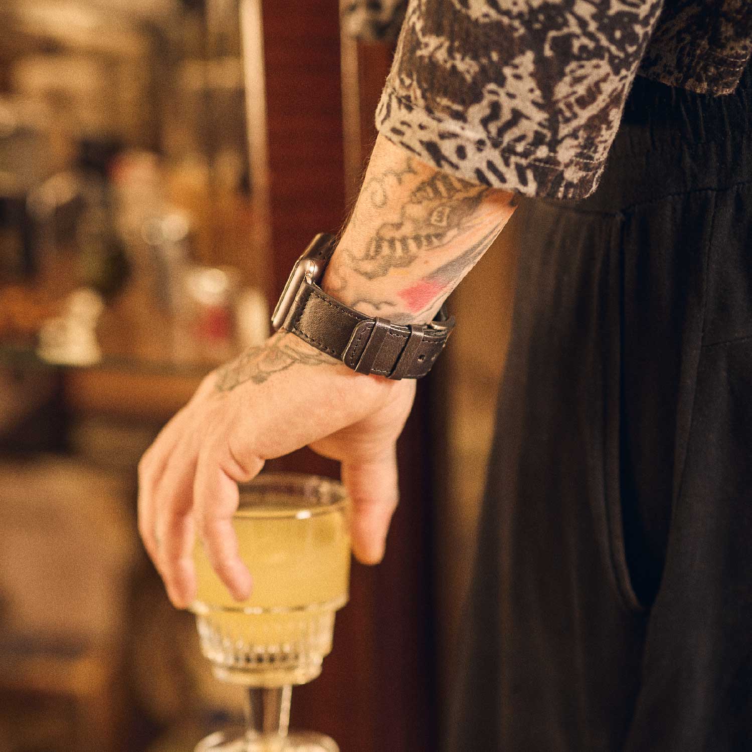 Walden® Genuine Leather Apple Watch Strap · Bosco #color_bosco