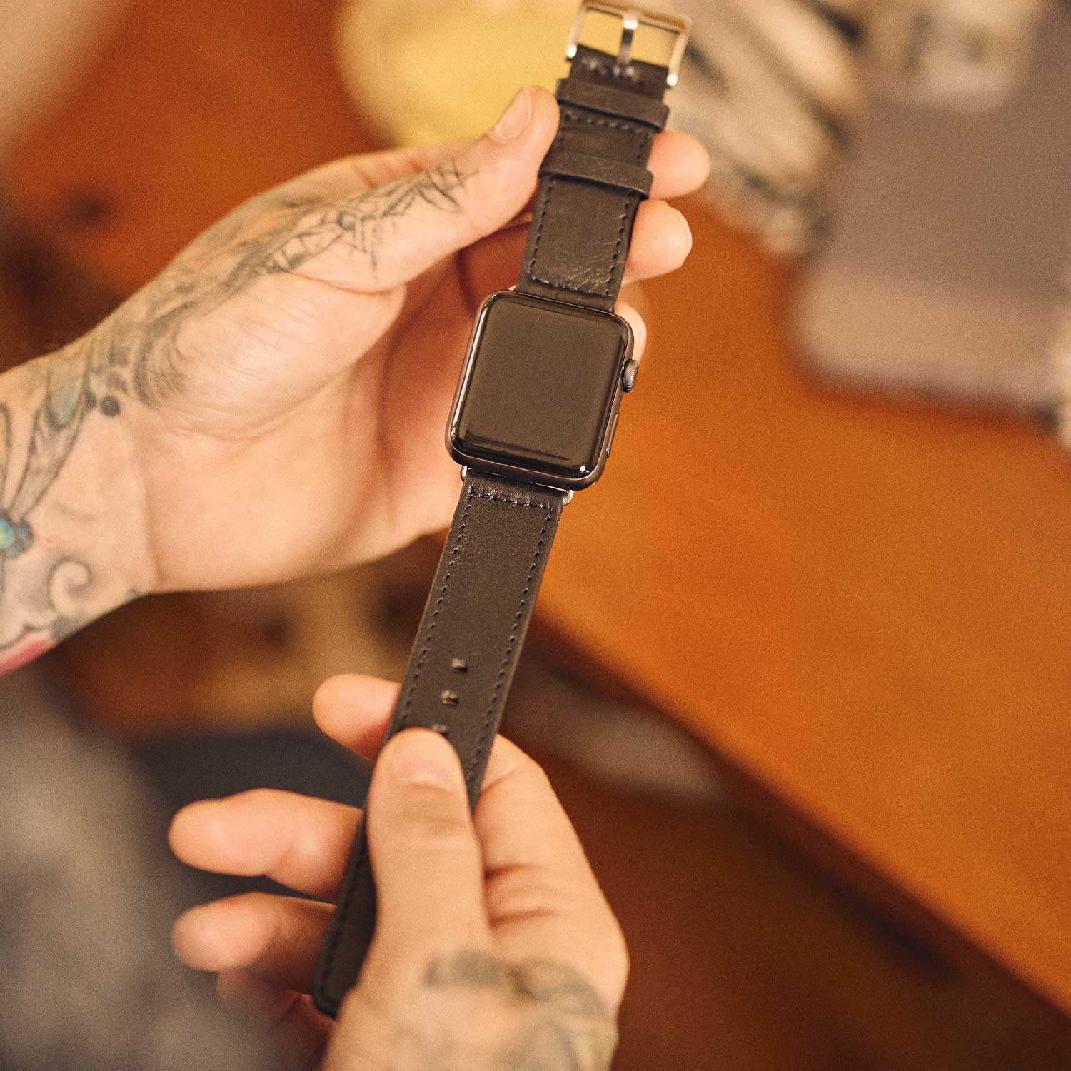 Walden® Genuine Leather Apple Watch Strap · Bosco #color_bosco