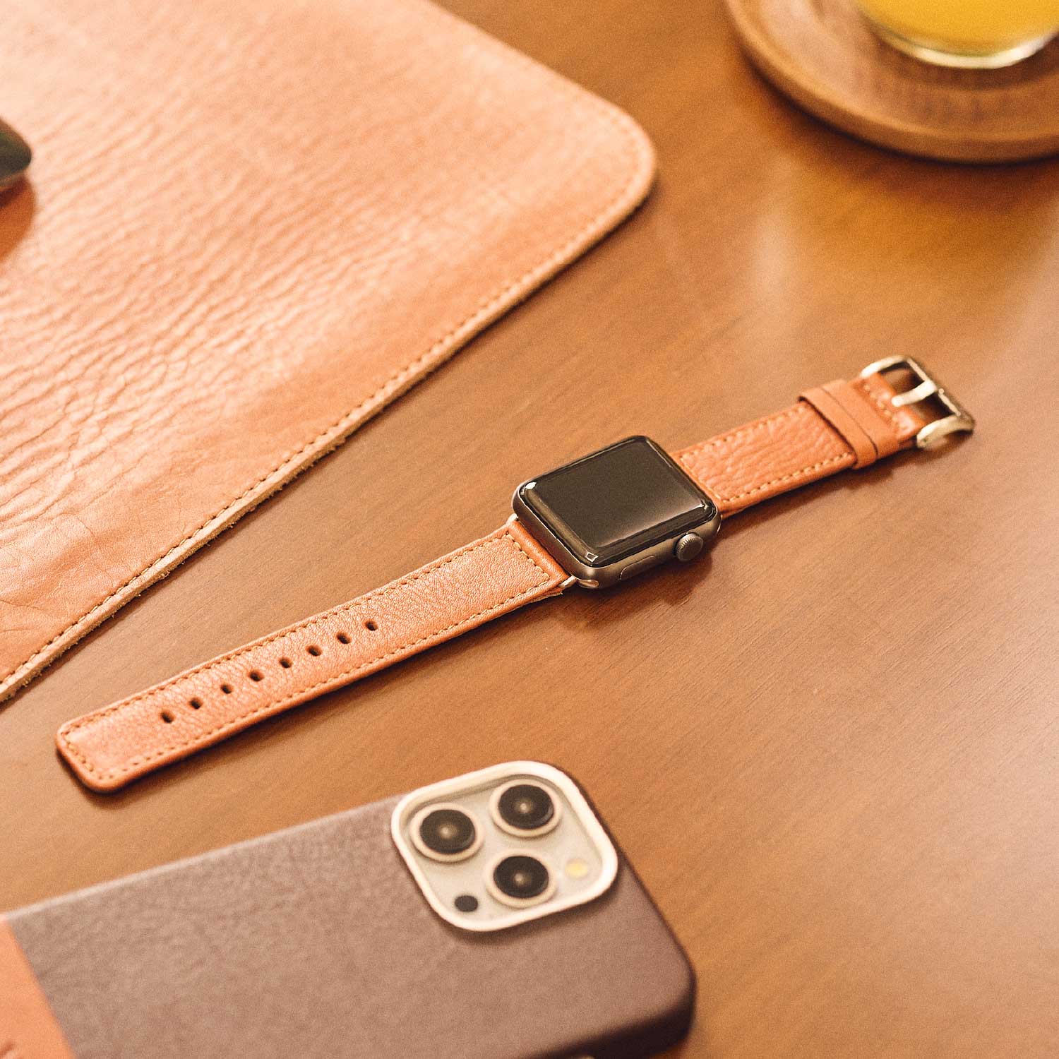 Walden® Genuine Leather Apple Watch Strap · Terra #color_terra