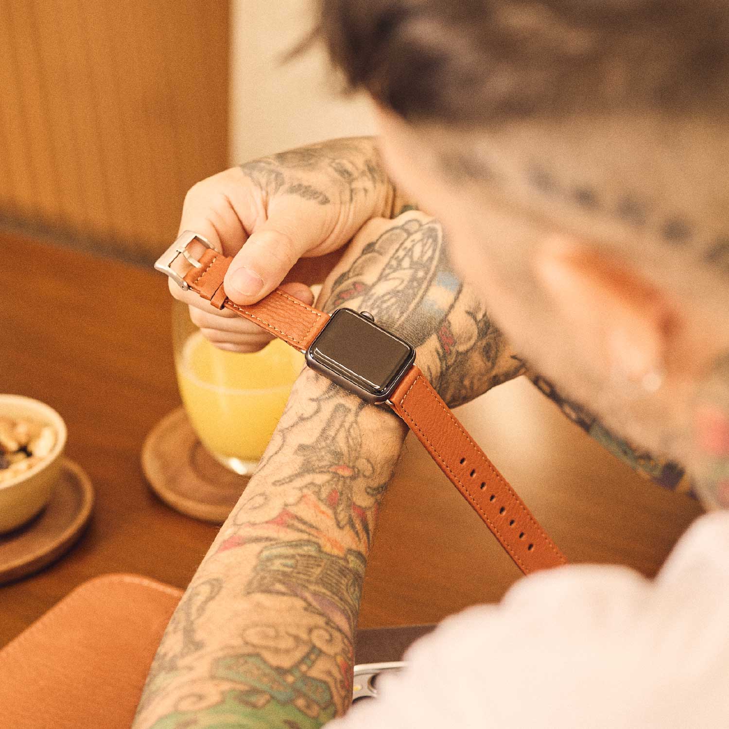 Walden® Genuine Leather Apple Watch Strap · Terra #color_terra