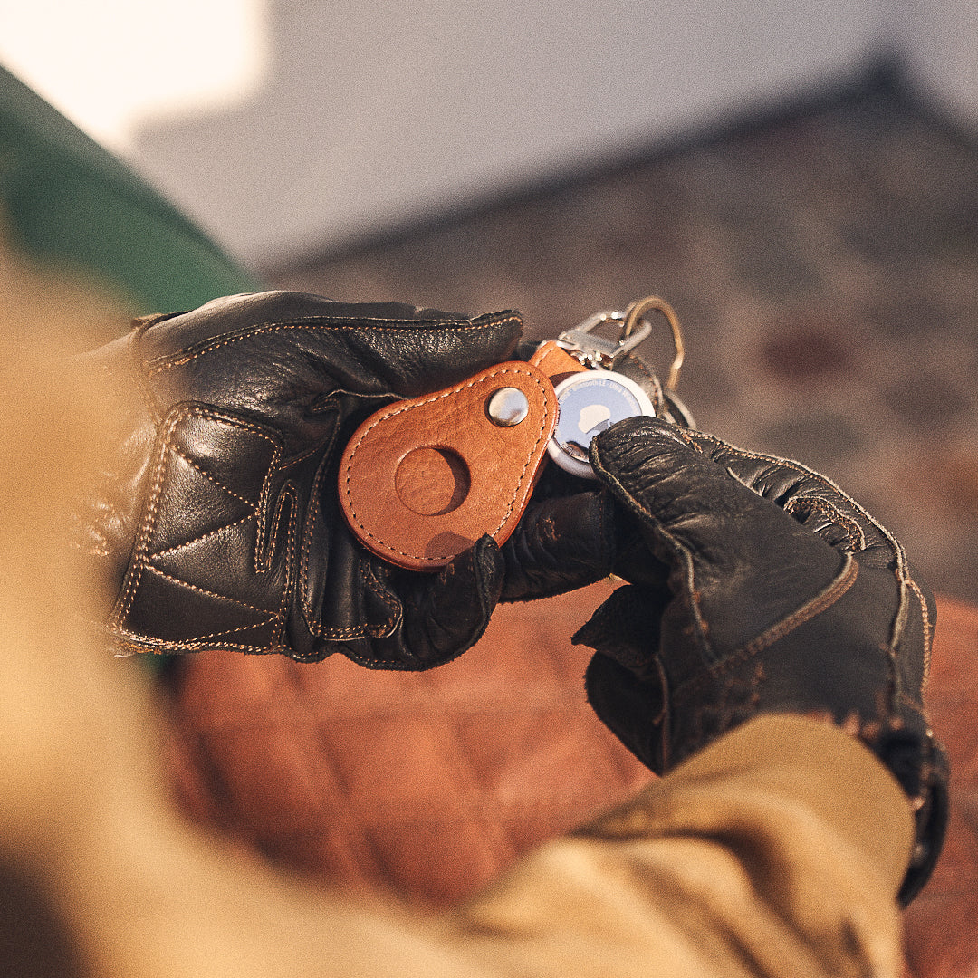 Walden® Genuine Leather Airtag Keychain Bundle Kit x3 · Terra #color_terra