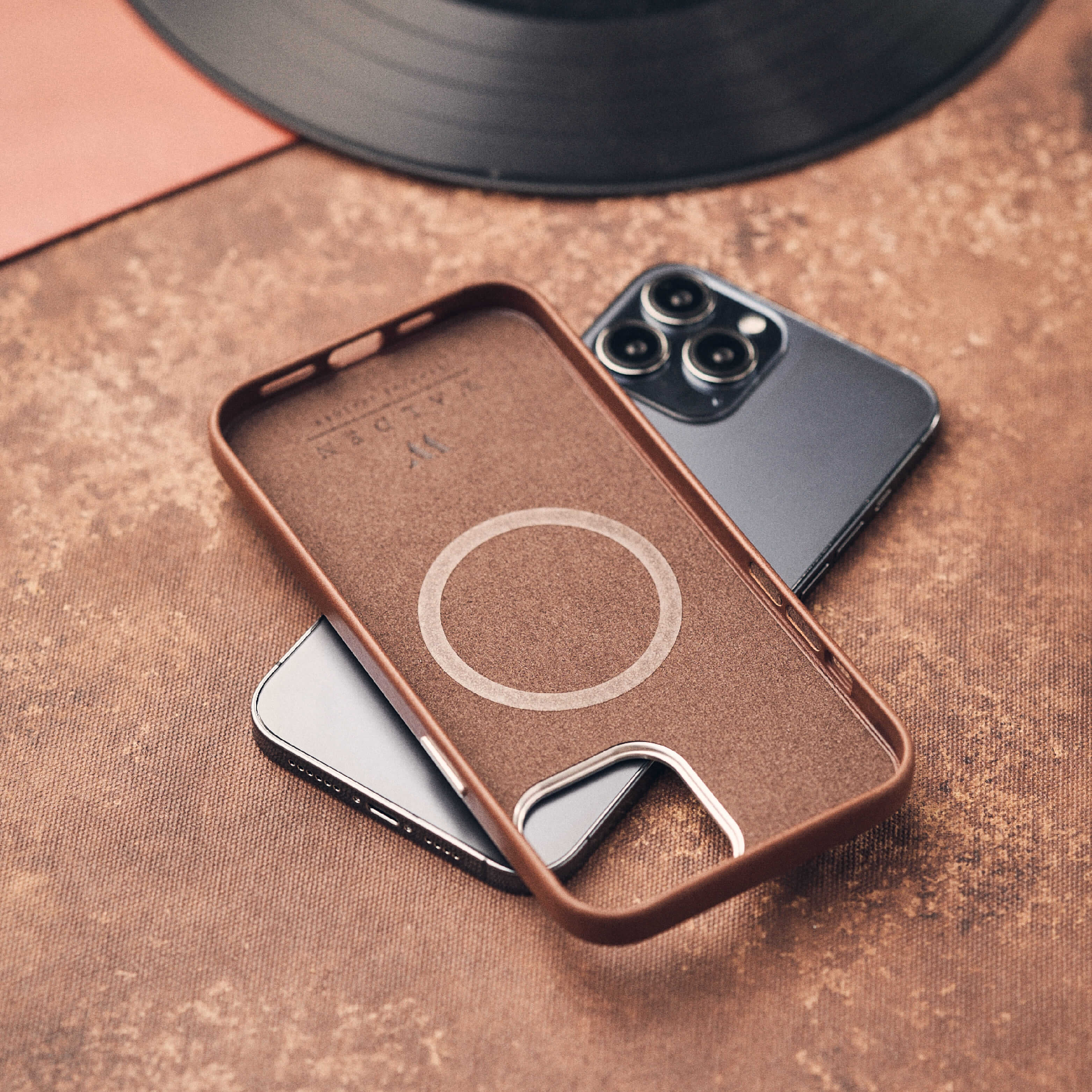 Walden® Genuine Leather iPhone Case + AirPods Case · Moca #color_moca