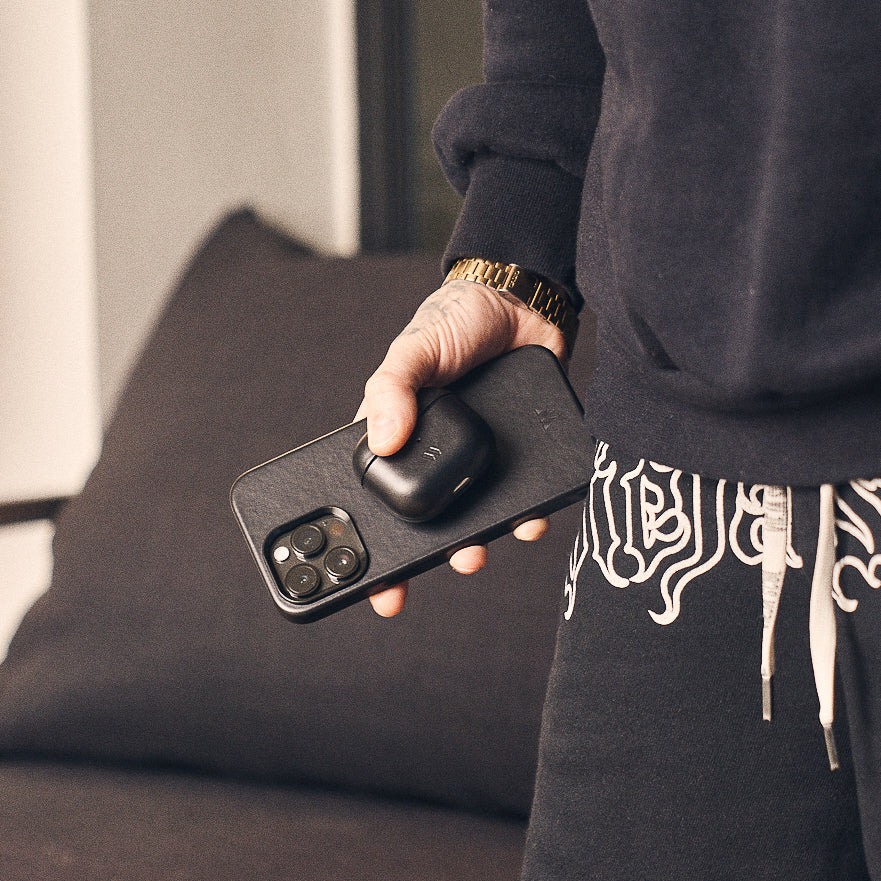 Walden® Genuine Leather iPhone Case + AirPods Case · Bosco