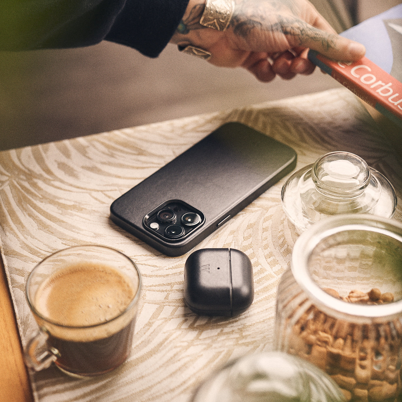 Walden® Genuine Leather iPhone Case + AirPods Case · Bosco