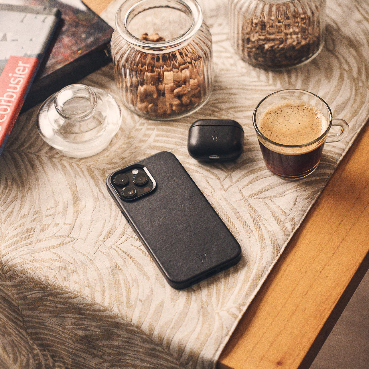 Walden® Genuine Leather iPhone Case + AirPods Case · Bosco #color_bosco