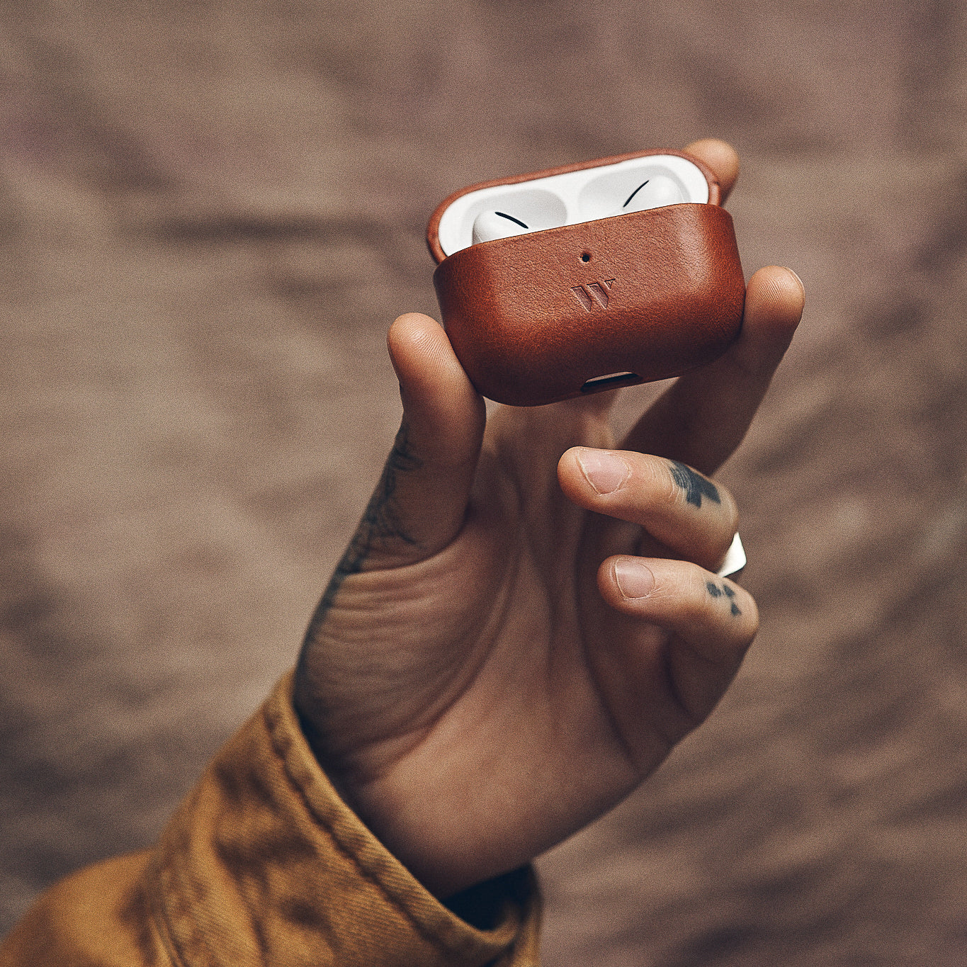 Walden® Genuine Leather iPhone Case + AirPods Case · Terra