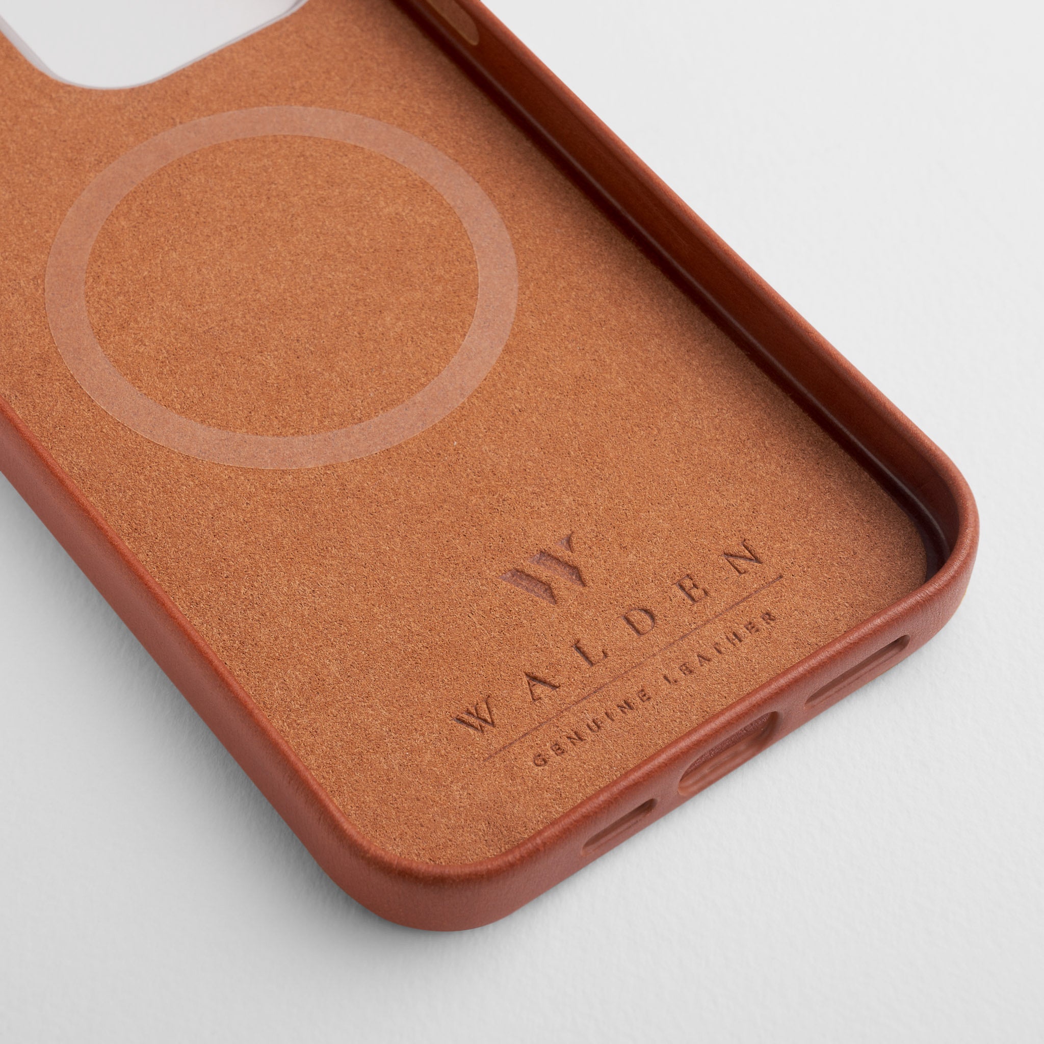 Walden® Genuine Leather iPhone Case + AirPods Case · Terra