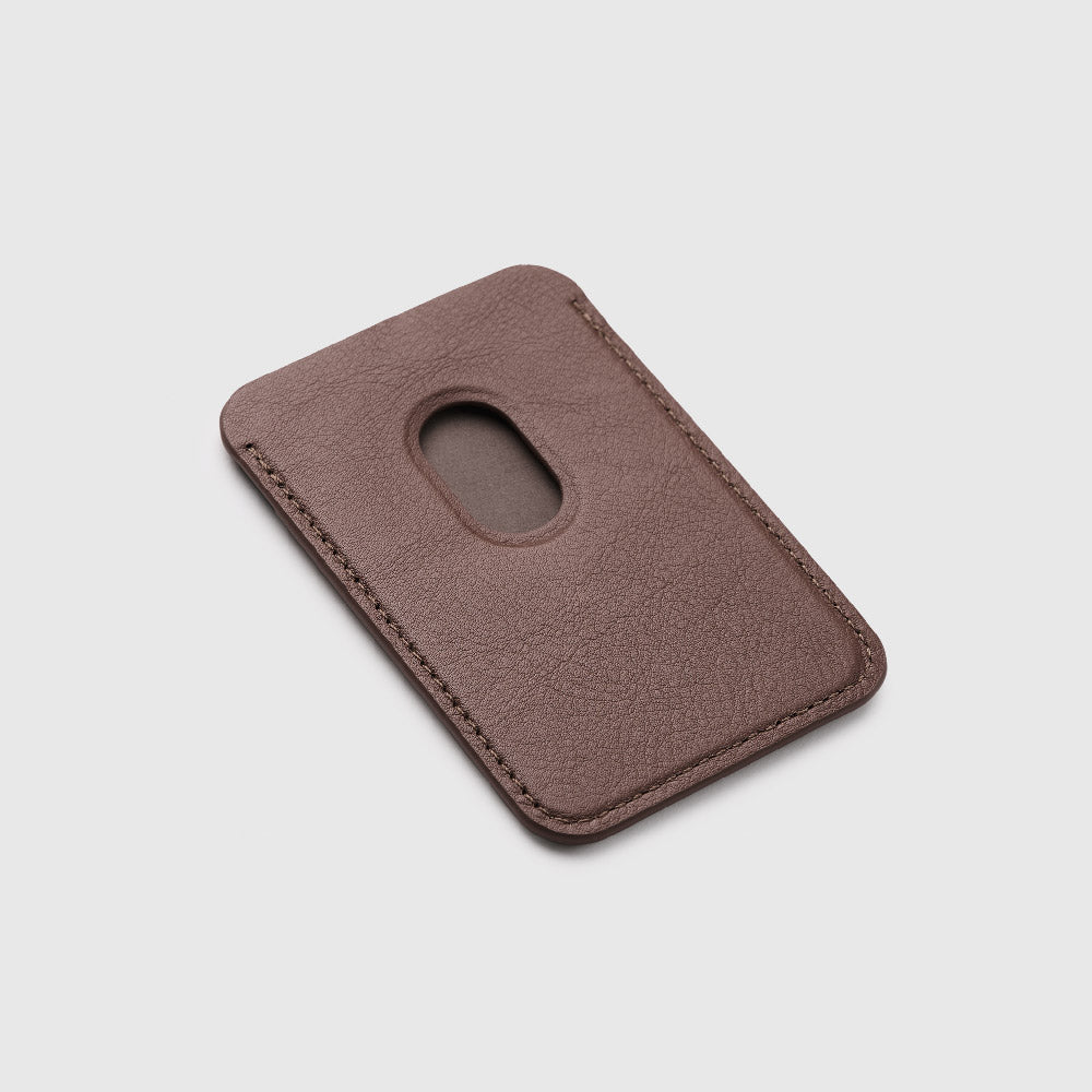 Walden® Genuine Leather iPhone Case + MagSafe Wallet · Moca