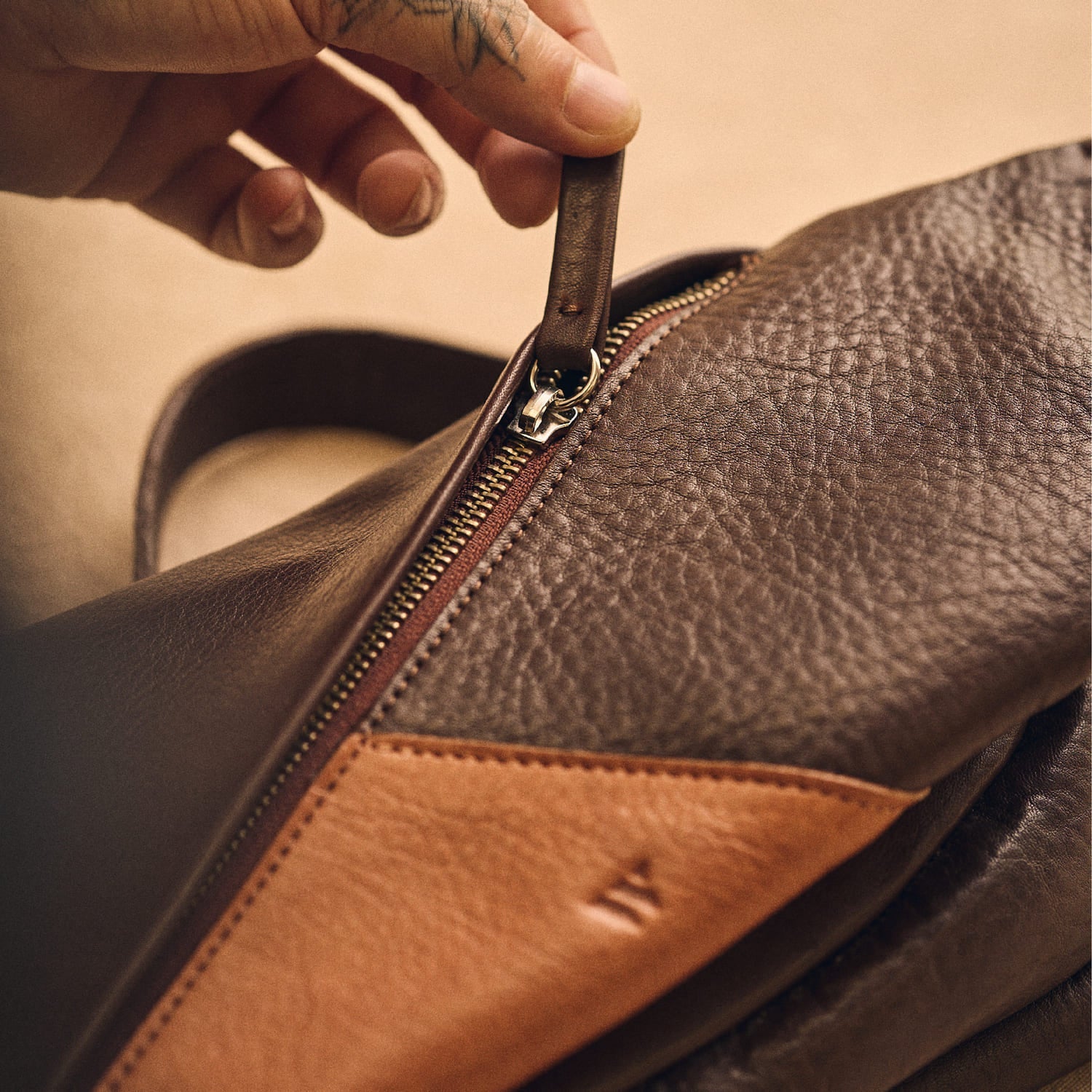 Walden® Genuine Leather Fanny Pack · Moca #color_moca