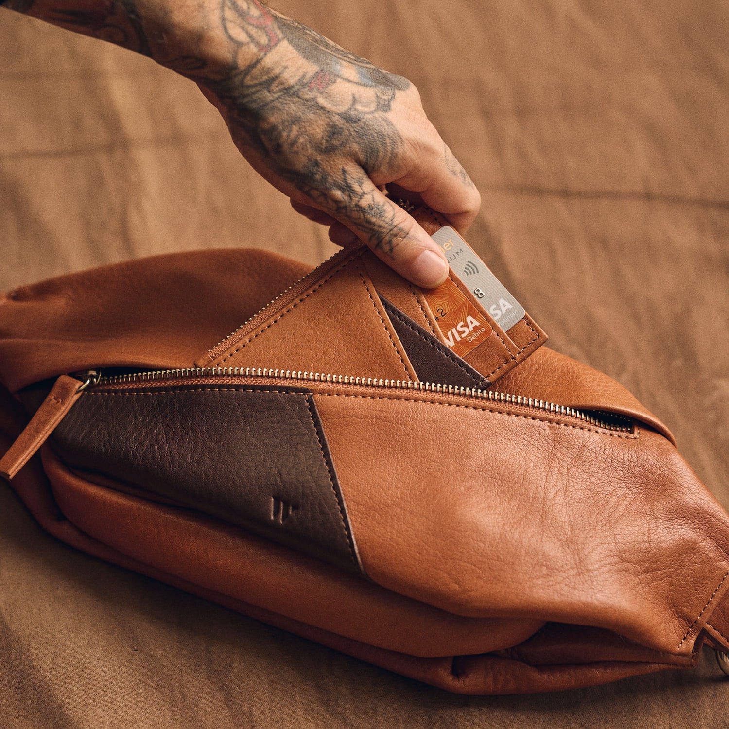 Walden® Genuine Leather Fanny Pack · Terra #color_terra