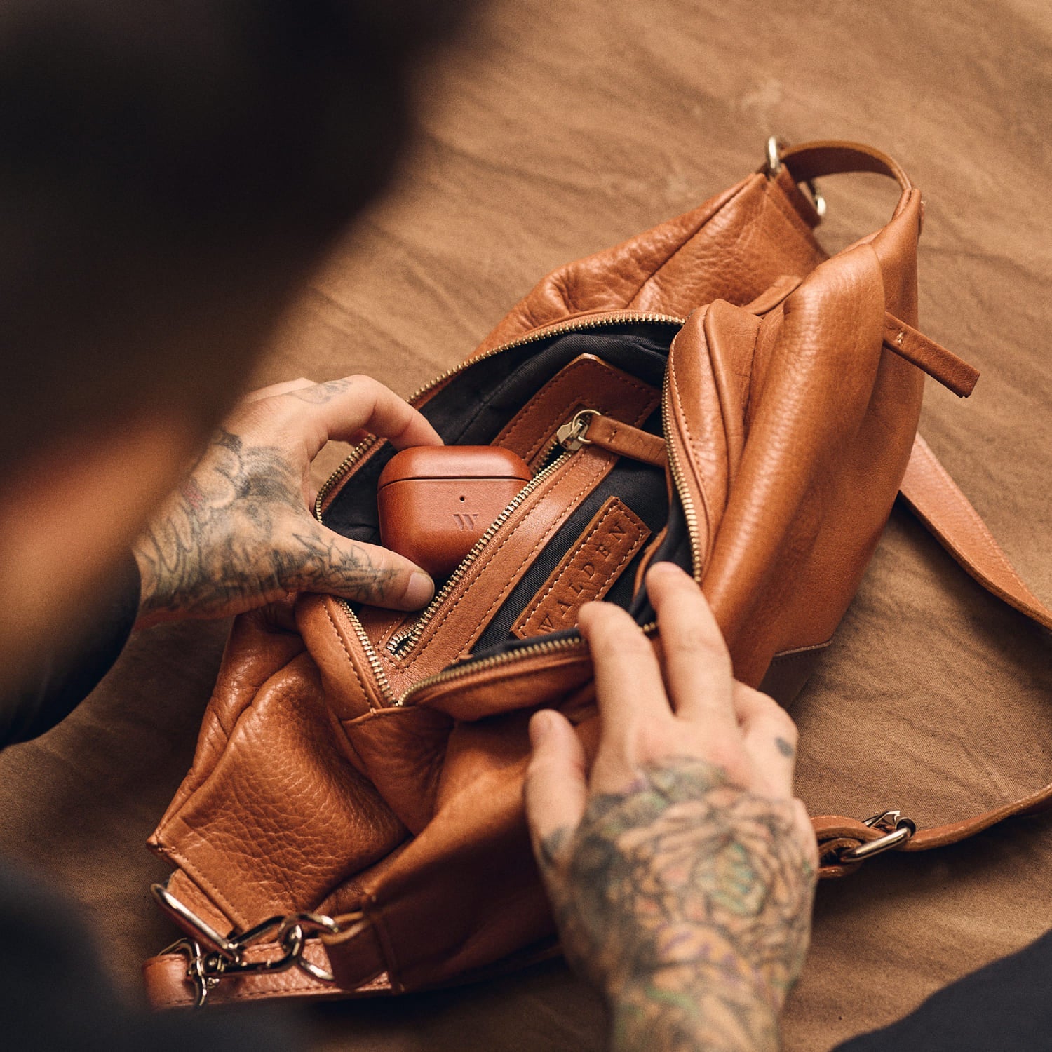 Walden® Genuine Leather Fanny Pack · Terra #color_terra