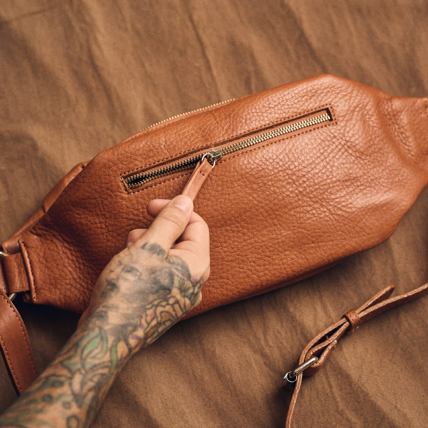 Walden® Genuine Leather Fanny Pack · Terra #color_terra