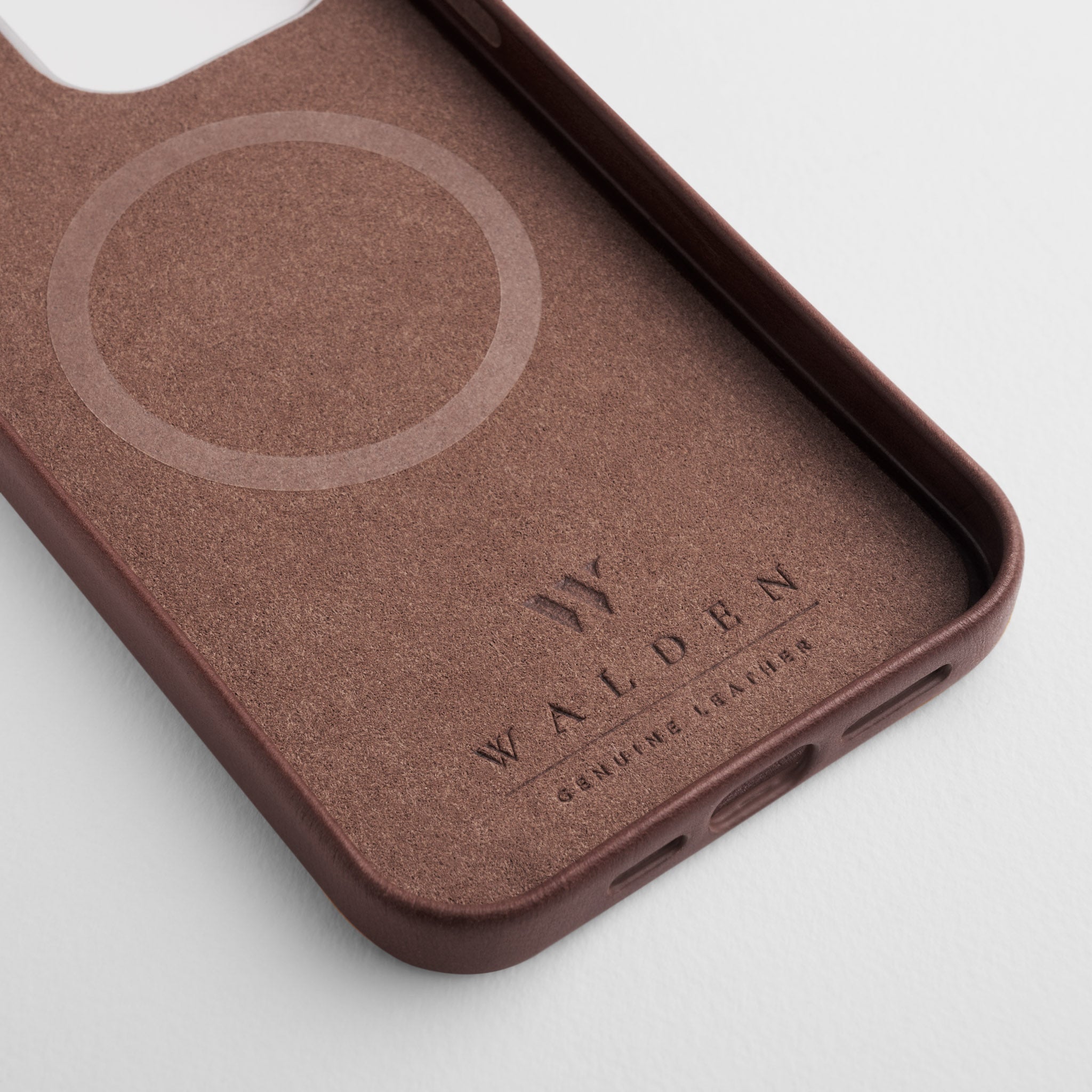 Walden® Genuine Leather iPhone Case · Moca #color_moca