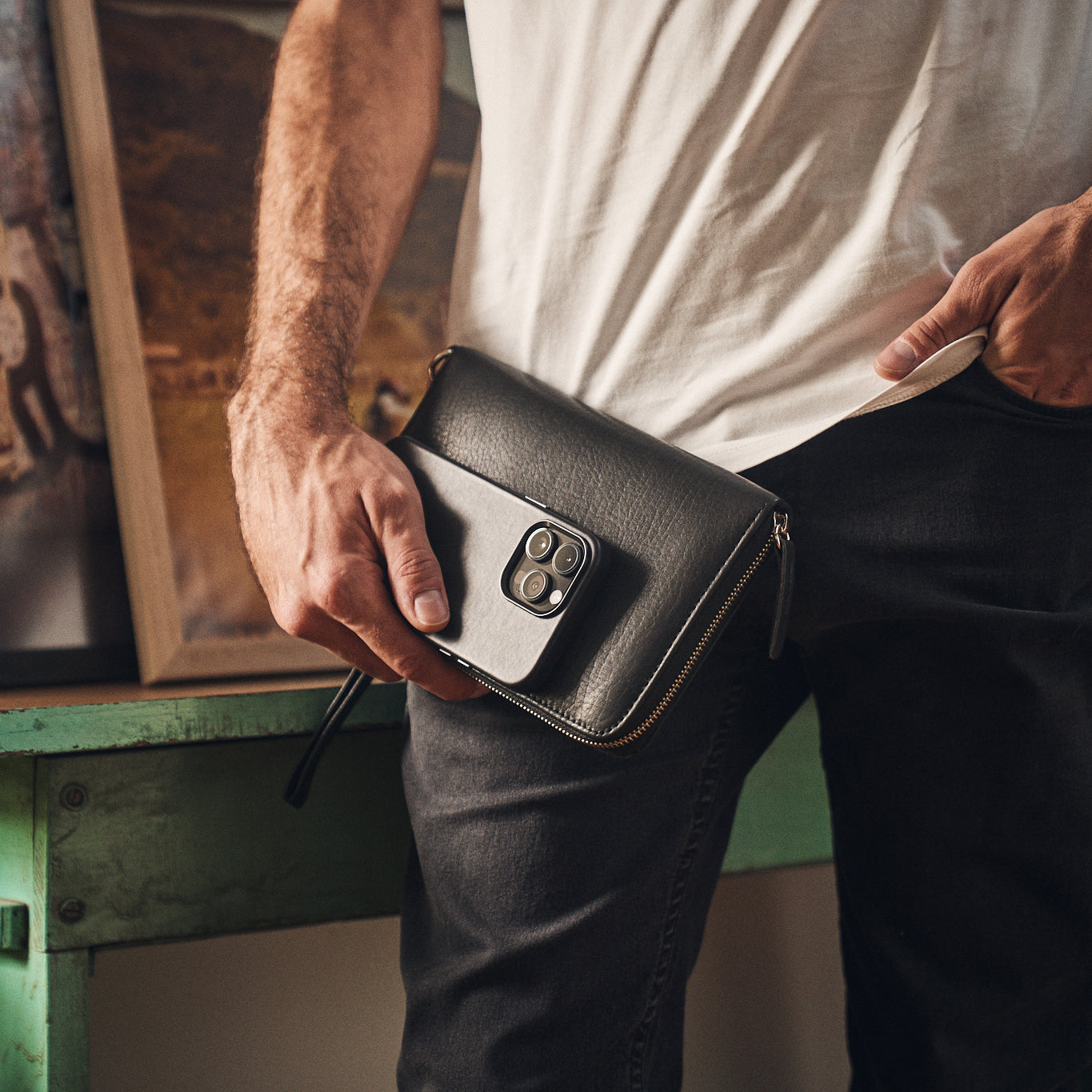 Walden® Genuine Leather Traveller Wallet · Bosco #color_bosco