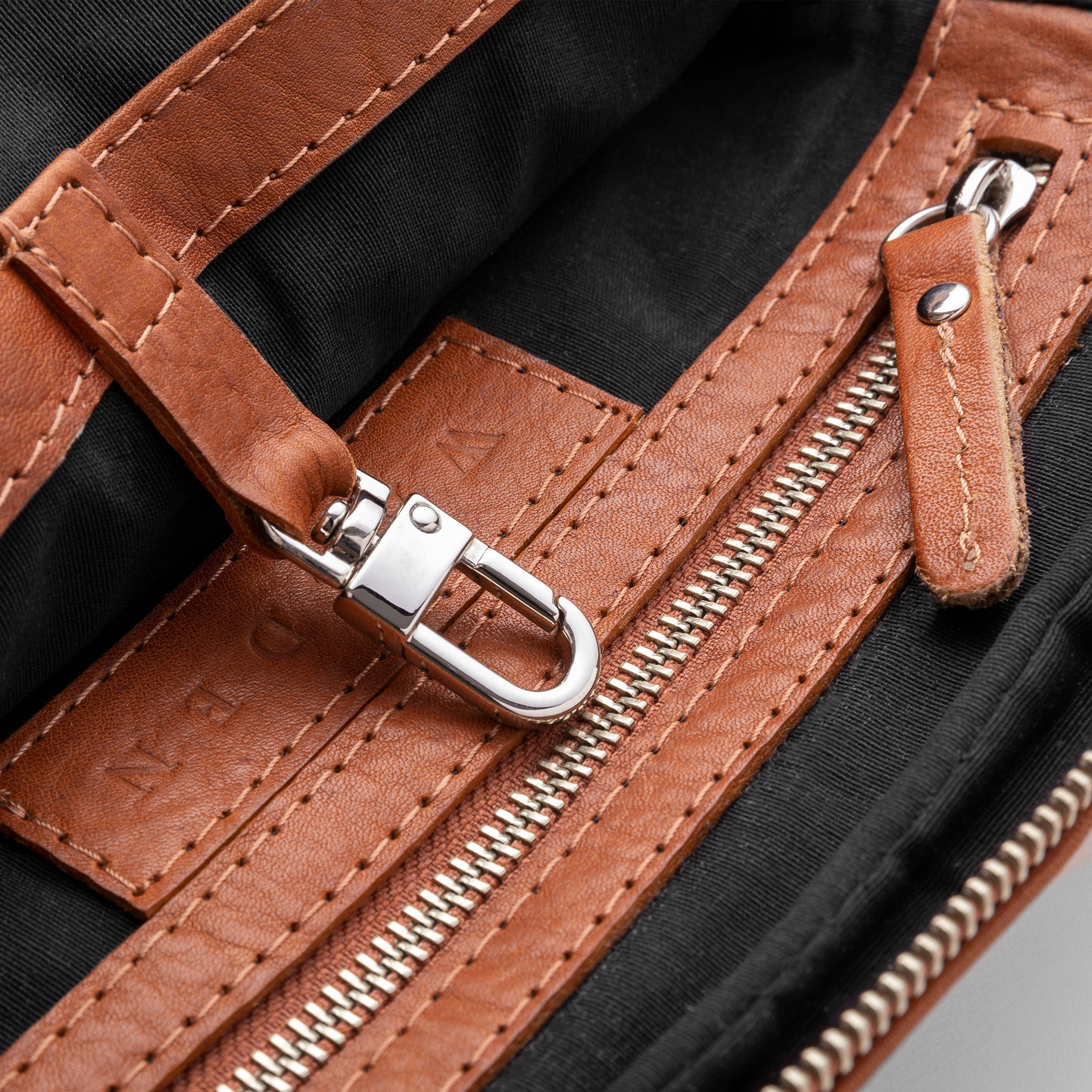 Walden® Genuine Leather Tech Bag · Terra #color_terra