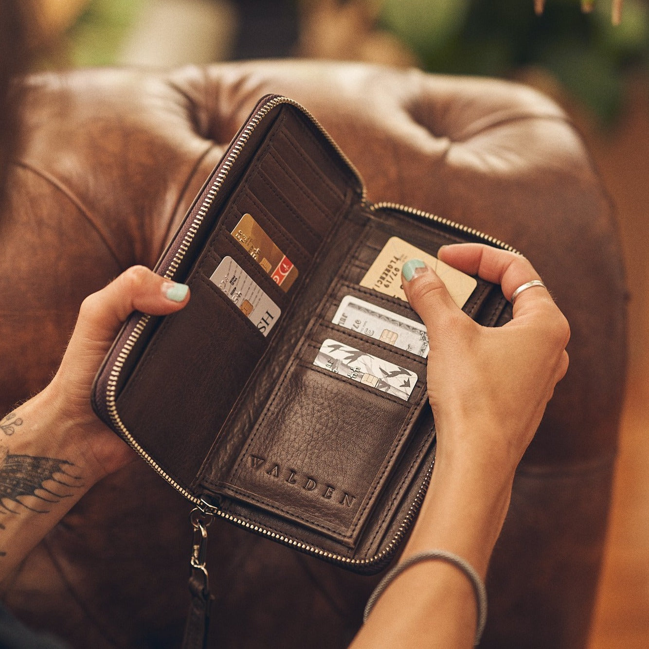 Walden® Genuine Leather Large Wallet · Moca #color_moca