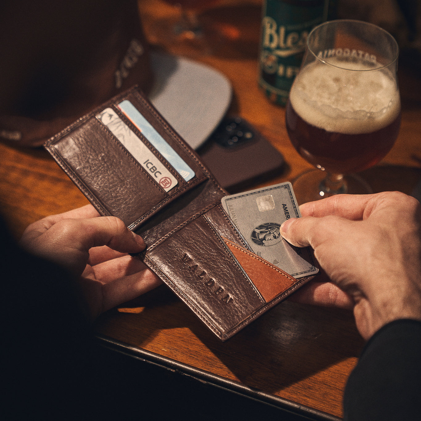 Walden® Euro Mark Genuine Leather Wallet · Moca #color_moca