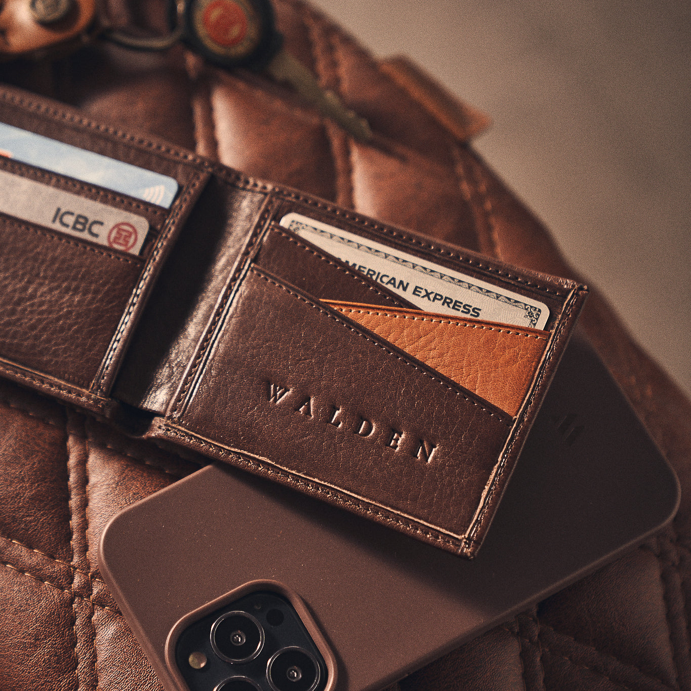 Walden® Euro Mark Genuine Leather Wallet · Moca #color_moca