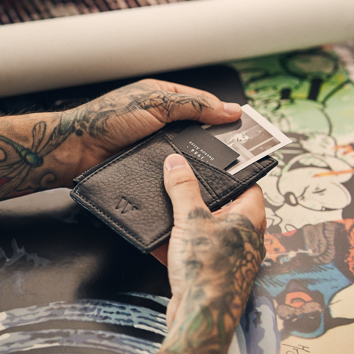 Walden® Genuine Leather Zipper Card Holder · Bosco #color_bosco