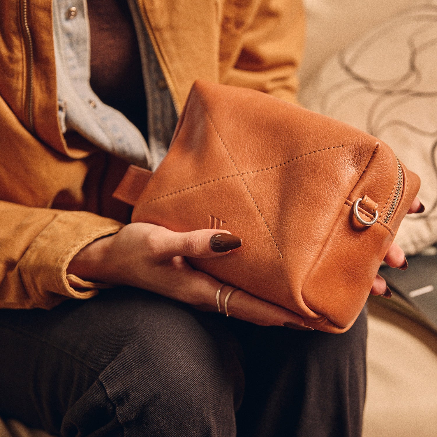 Walden® Genuine Leather Necesser · Terra #color_terra