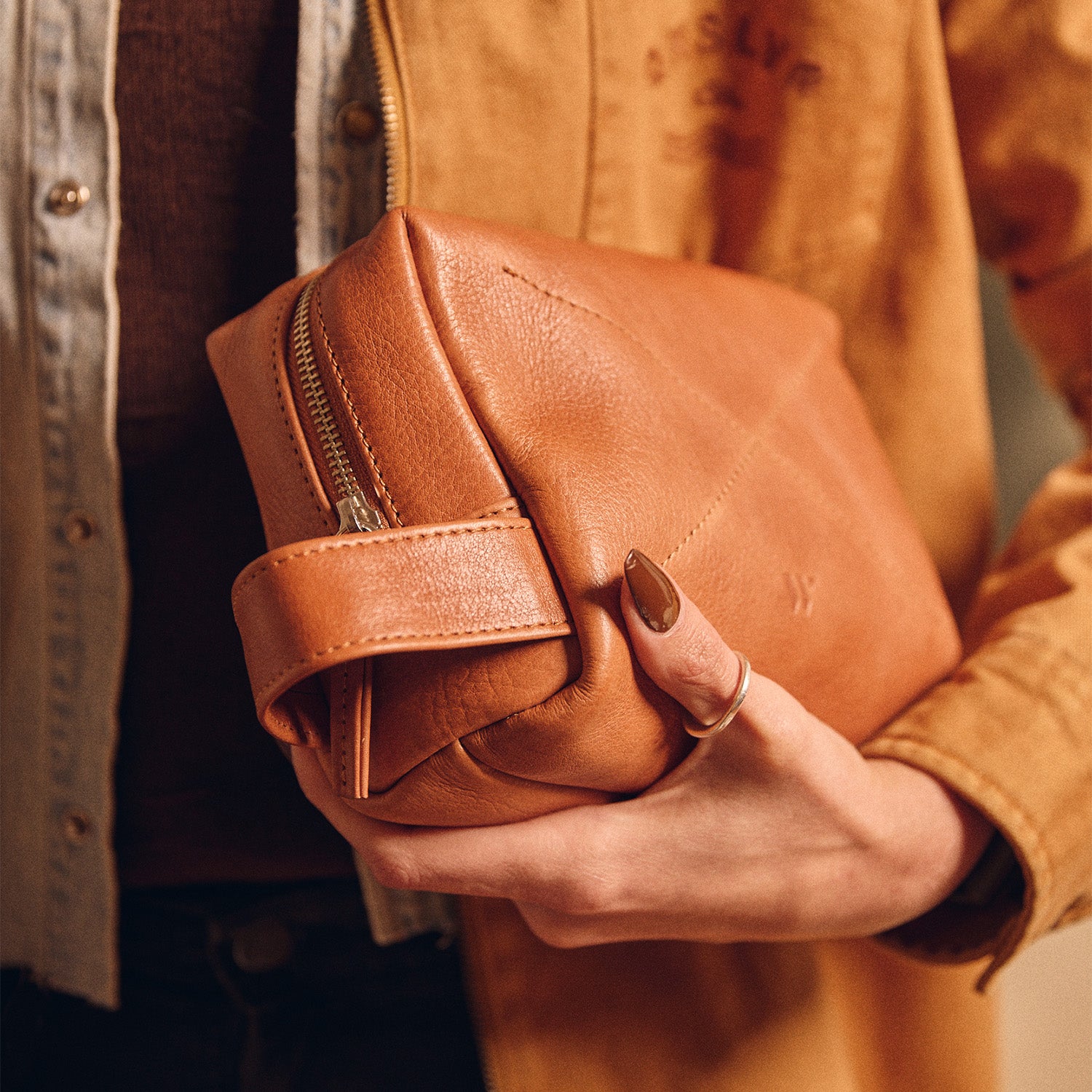 Walden® Genuine Leather Necesser · Terra #color_terra