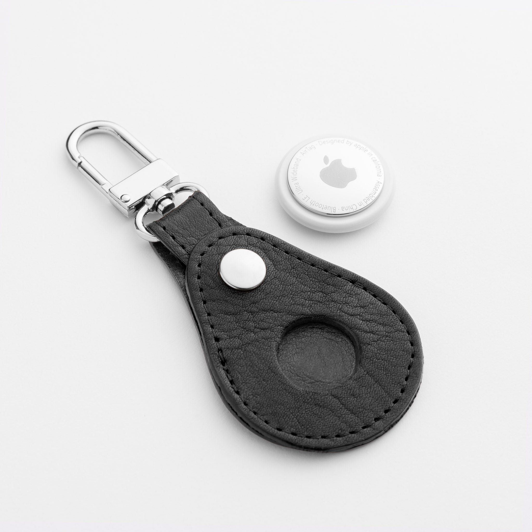 Walden® Genuine Leather Airtag Keychain Bundle Kit x3 · Bosco #color_bosco