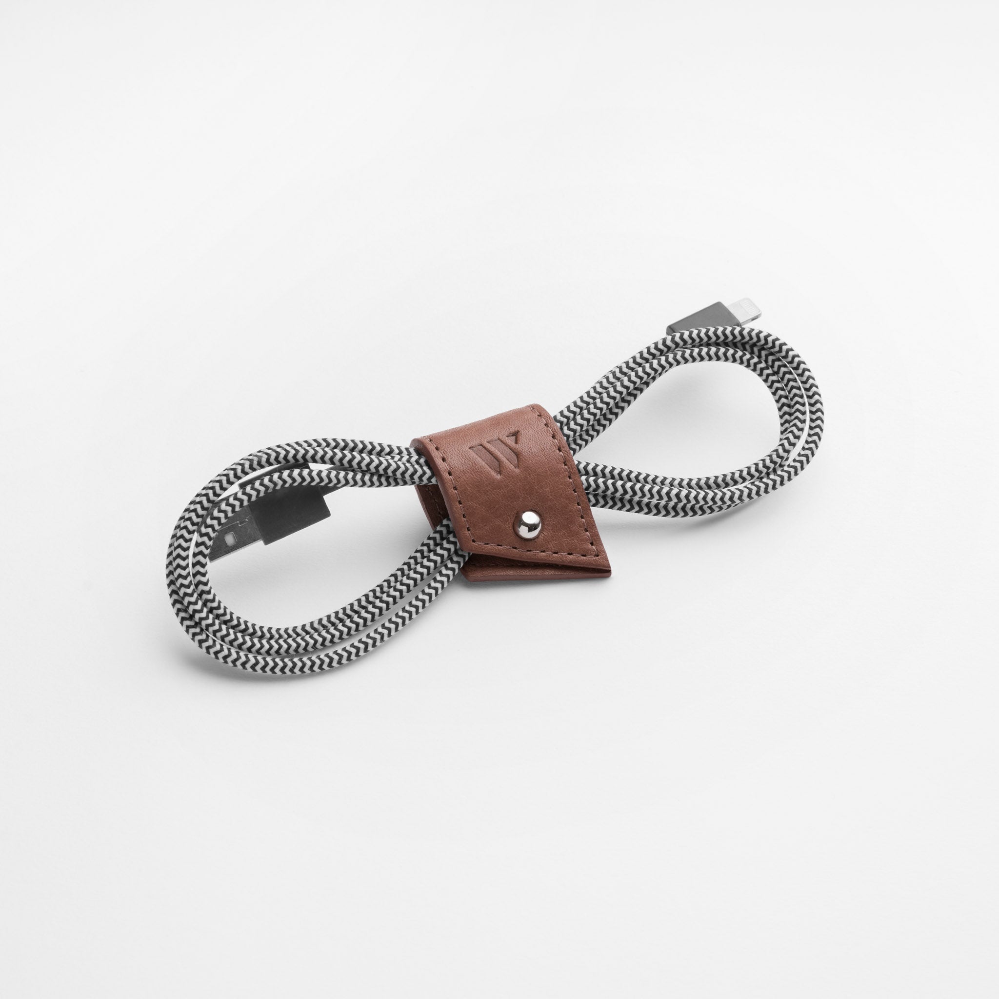 Walden® Genuine Leather Cable Holders · Moca #color_moca