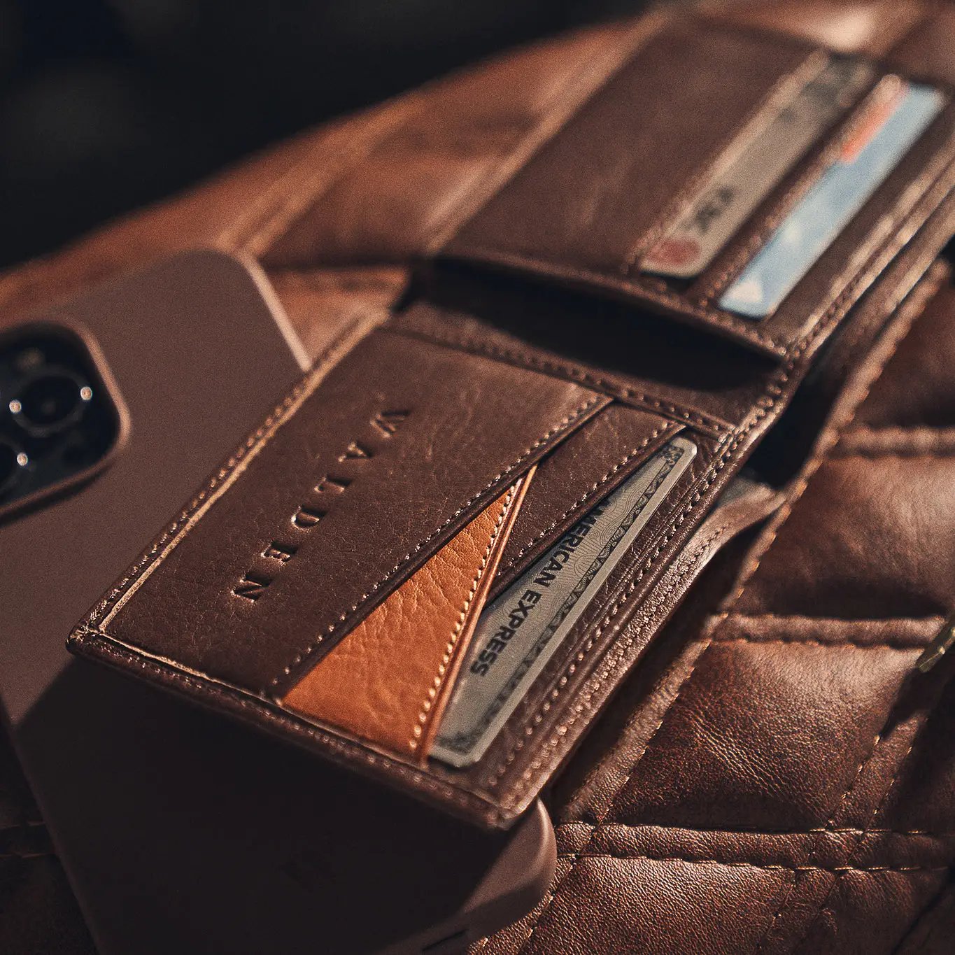 Walden® Euro Mark Genuine Leather Wallet · Moca #color_moca