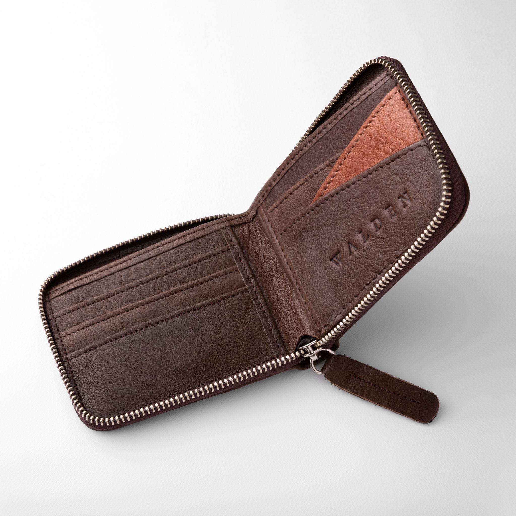 Walden® Genuine Leather Pocket Wallet · Moca  #color_moca