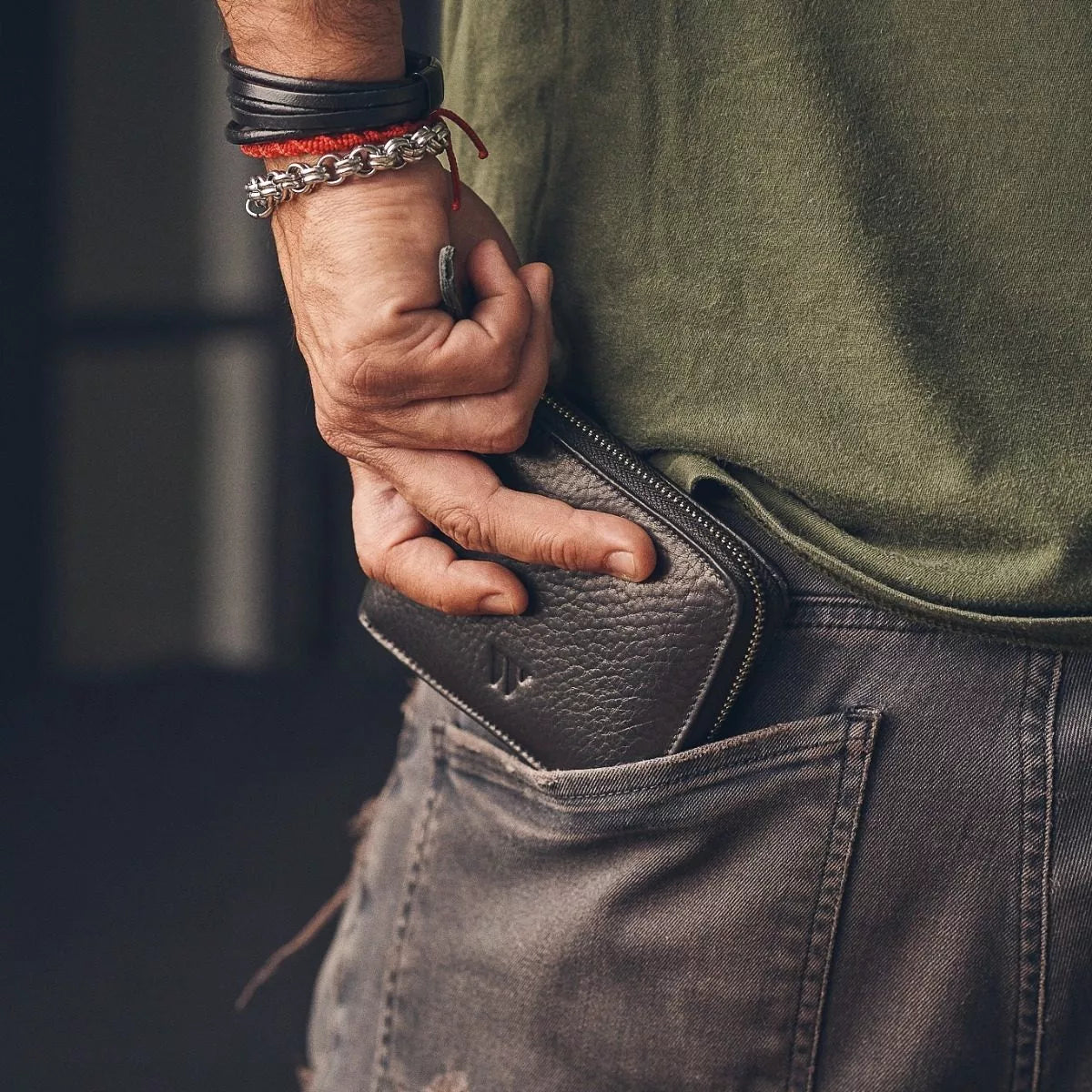 Walden® Genuine Leather Pocket Wallet · Bosco #color_bosco