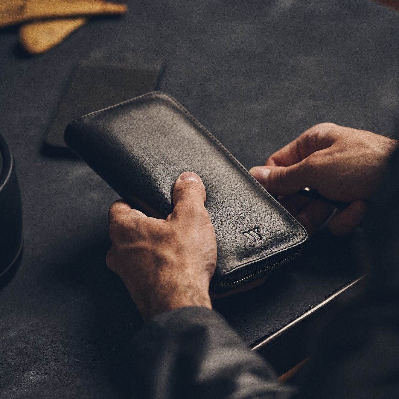 Walden® Genuine Leather Large Wallet · Bosco  #color_bosco