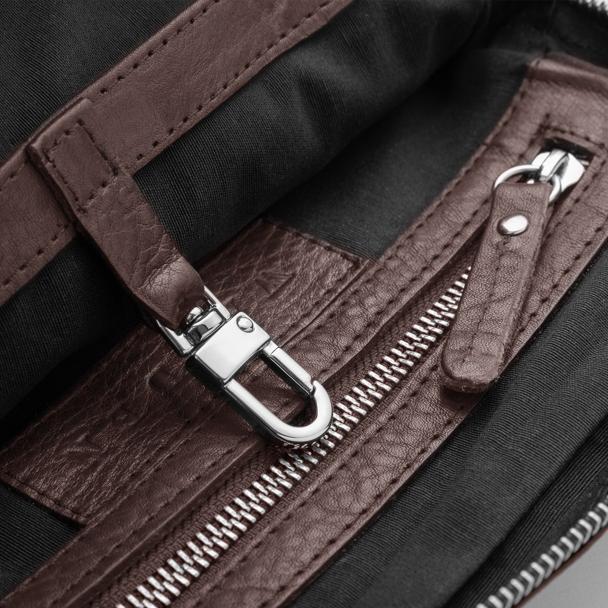 Walden® Genuine Leather Tech Bag · Moca #color_moca